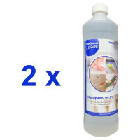 2x Isopropanol 99,9% Isopropylalkohol 2-Propanol, 1L Flasche
