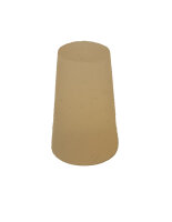 1x Silikonstopfen konisch,  9 x 13 x 20 mm, transparent