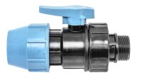 Unidelta PP Fittings Klemmverbinder Verschraubung für PE Rohr 16 20 25 32 40 mm