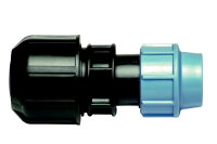 PP Kupplung für Übergang von PE auf andere Werkstoffe Klemme Fitting DVGW 16mm-40mm