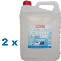 2x 5L Destilliertes Wasser / Aqua Dest, entmineralisiert, chemisch rein