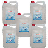 5x 5L Destilliertes Wasser / Aqua Dest, entmineralisiert, chemisch rein