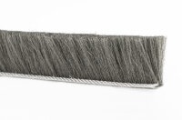 10m Bürstendichtung Dichtungsbürste Türbürste Breite 6,9mm Höhe 14mm Farbe: Grau